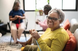 black-woman-crotcheting