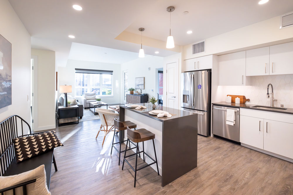 Aldersly Unit 2155 view of open floor plan kitchen